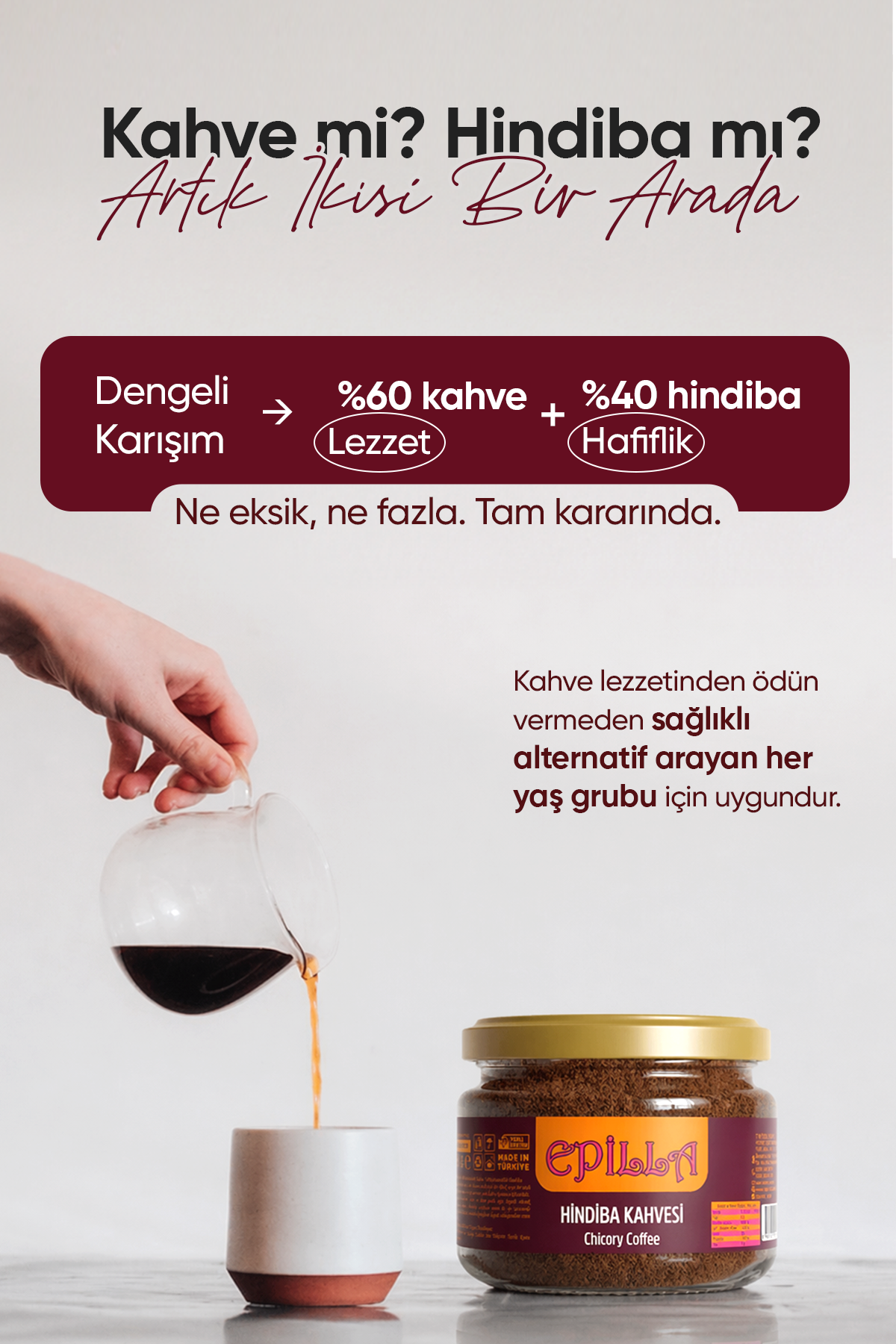 Epilla Hindiba Kahvesi 150 gr