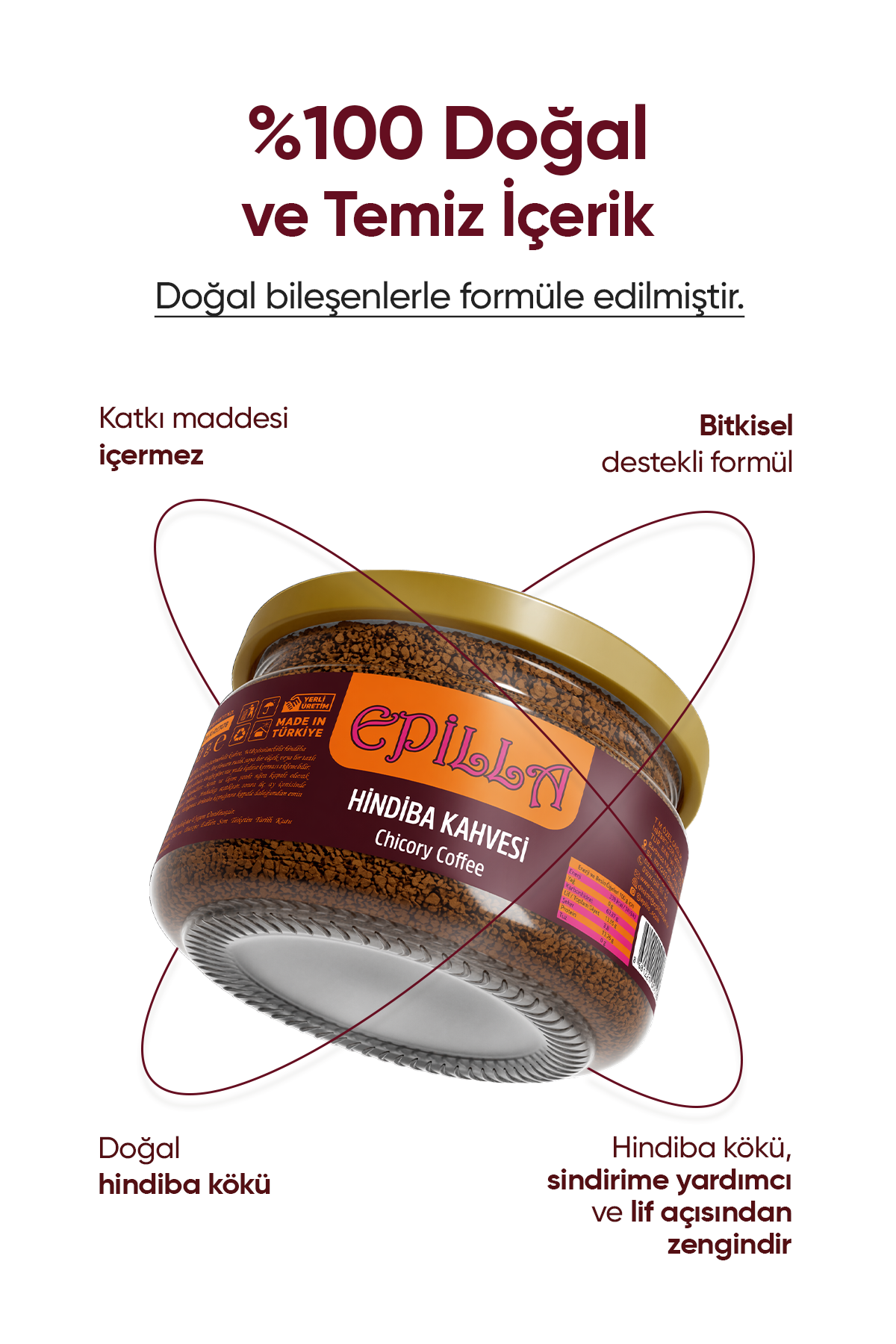 Epilla Hindiba Kahvesi 150 gr